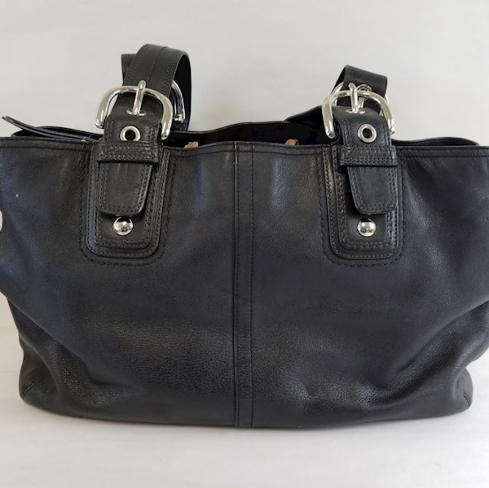 Authentic Coach Leather Business Tote